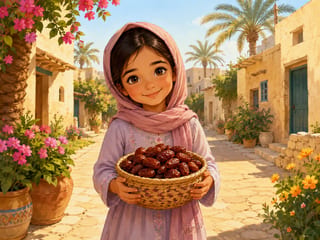 غلاف قصة ليان وسلّة التمر
