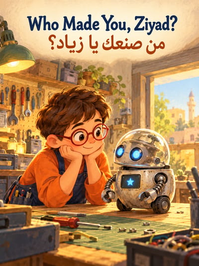 غلاف قصة من صنعك يا زياد؟