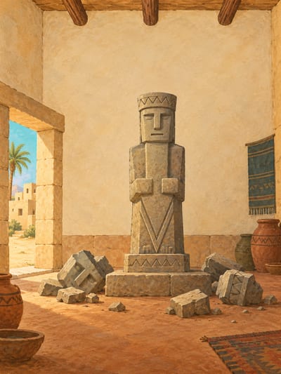 غلاف قصة إبراهيم عليه السلام والأصنام المحطّمة