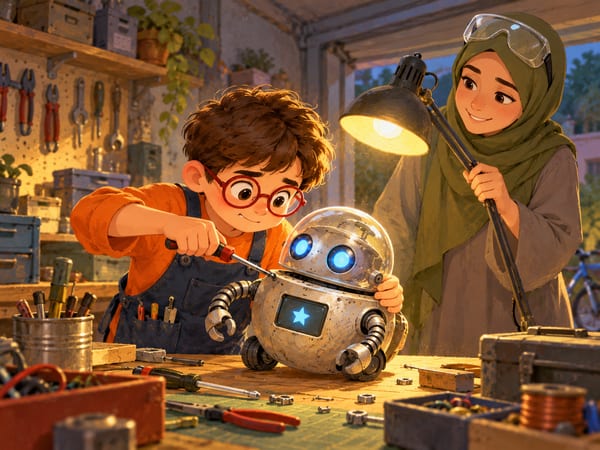 رسمة من قصة من صنعك يا زياد؟ — صفحة 1